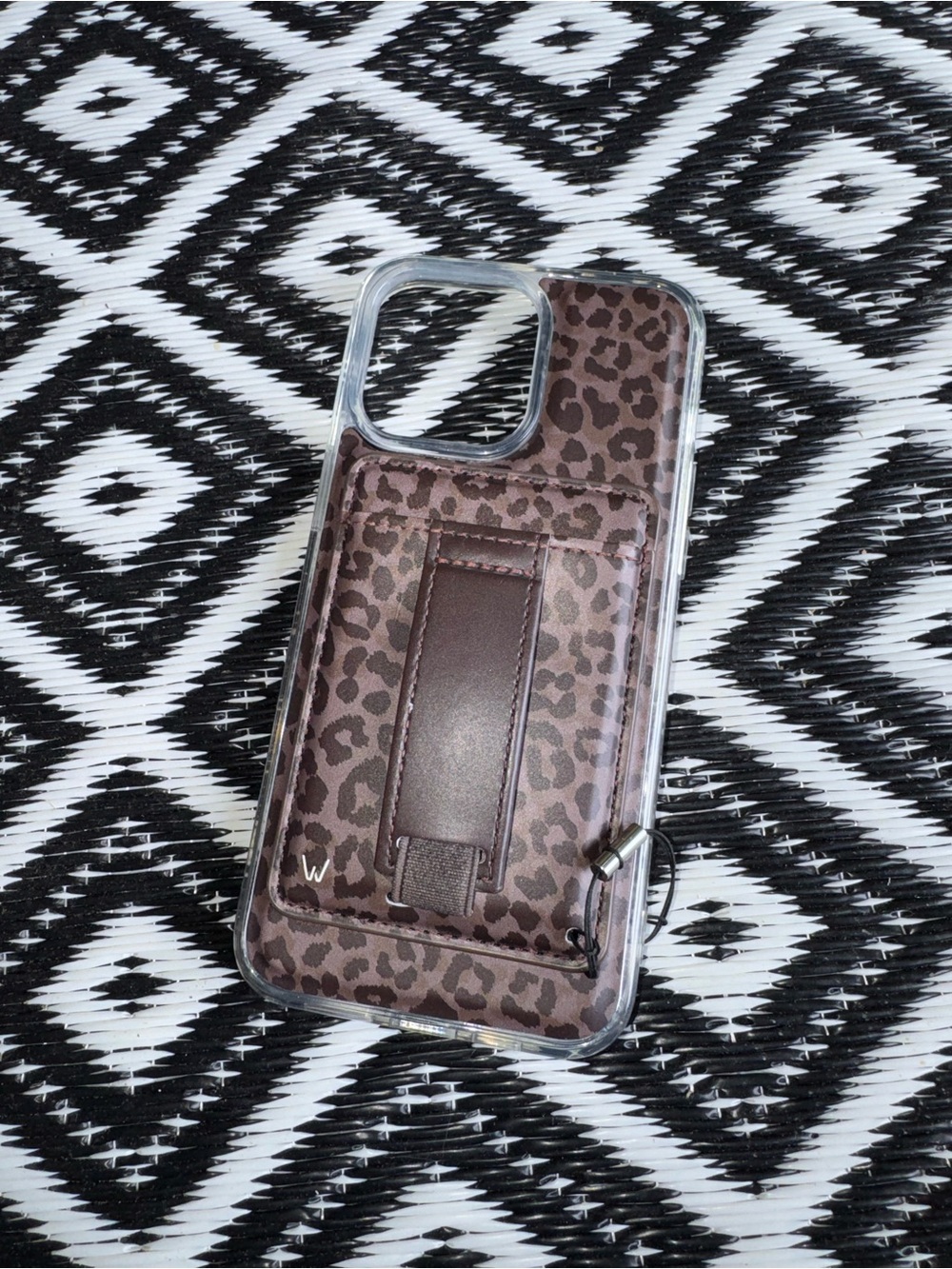 Walli Magnetic Phone Case and Wallet - Shadow Leopard - iPhone 15 Pro Max